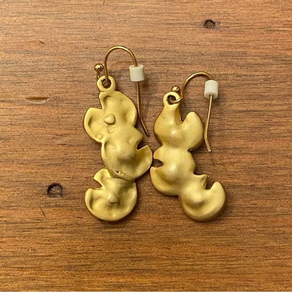 Claude Monet Water Lily resin & pearl drop earrings from The Museum Store - Picture 2 of 2